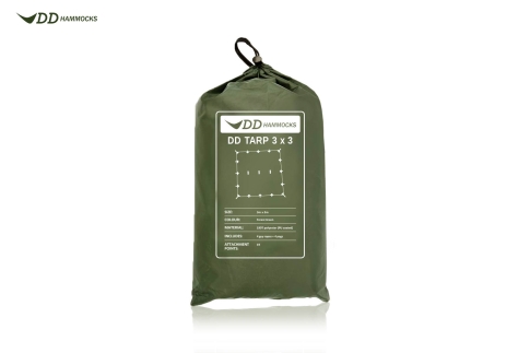 Tarp 3 x 3 m forest green by DD Hammocks DD-21390 color grün