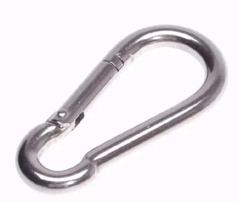 Karabiner 450kg Tragkraft 1 St&uuml;ck by MacaMex MA-21201 color Grau / Silber