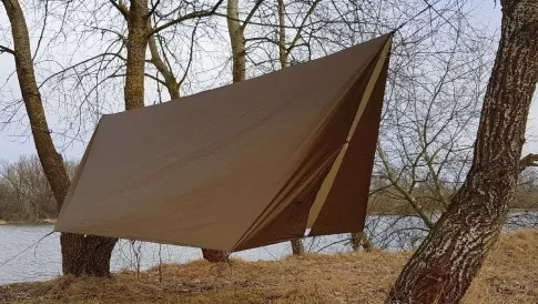 Ultralight Tarp 3x2 by Bushmen BU-1ULTARP3x2 color grün