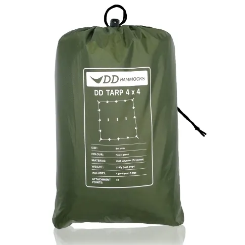 Tarp 4 x 4 Forest green by DD Hammocks DD-21394 color grün