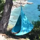 Single hanging chair  turquoise by Cacoon HI-SLB10 color grün