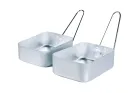 Mess Tins for camping by DD Hammocks DD-22920 color silber
