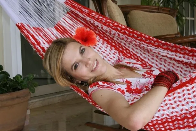 Hängematte Double Amaryllis by MacaMex MA-00022 color bunt