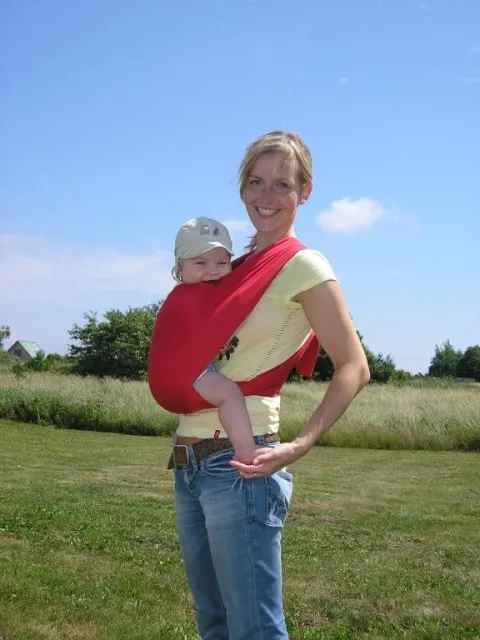CarryBaby rot Tragetuch by Amazonas AZ-5039001-OLD color rot