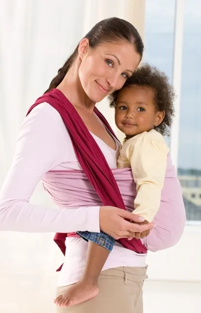 Baby Tragetuch Girl 510 cm by Amazonas AZ-5060300-OLD color rot