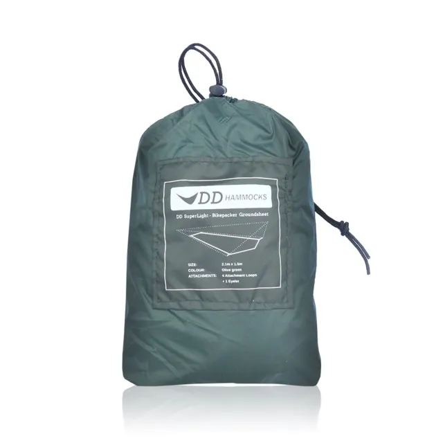 Bâche de sol DD Superlight pour les cyclistes vert by DD Hammocks DD-21611 color grün