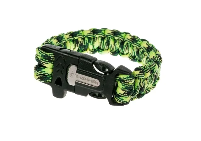 Survival bracelet 3 meters black green by Bushmen BU-BRCA3GEC color n/a