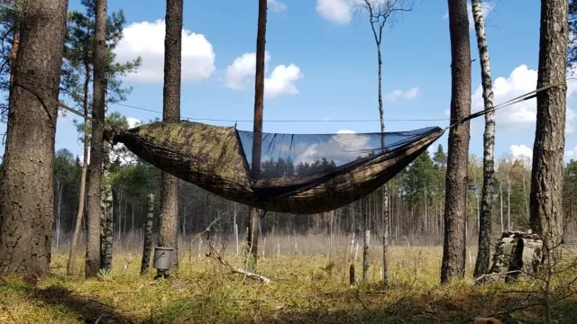 BUSHBED™ Hammock Camo by Bushmen BU-BUBEHACAM color grün