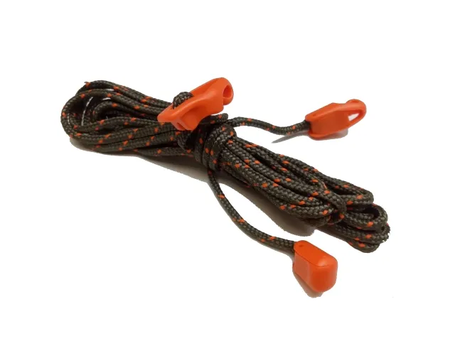 Tarp tensioners lines 6 pieces orange by Bushmen BU-1UTATEO 