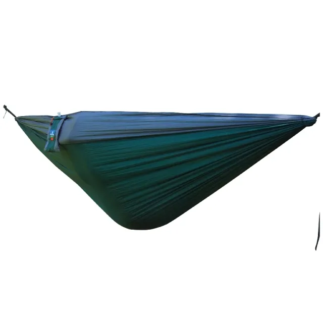 Camper Hängemattenset double charcoal - bottlegreen-charcoal by MacaMex MA-0930030503-OLD color grün