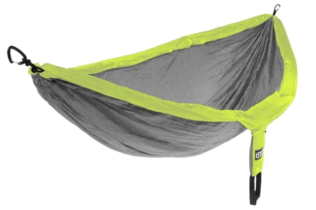 eno double nest grau - neon gelb Reisehängematte by ENO EN-DH076 color Grau / Silber