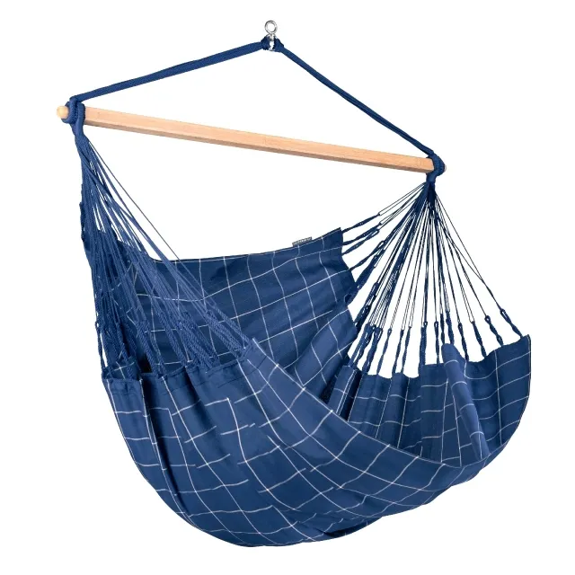 Domingo Marine Kingsize hanging chair blue weatherproof by LaSiesta LS-DOL21-W3 color blau