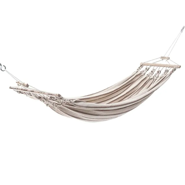 Chico Single Hammock Cotton 5 White-Brown by Chico CI-1105 color braun