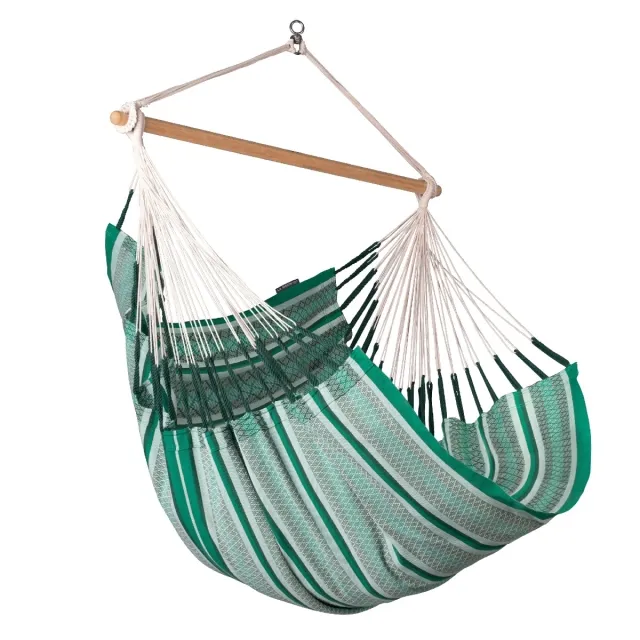 Habana Agave - Hängesessel Comfort aus Bio-Baumwolle grün by LaSiesta LS-HAL18-X4 color grün