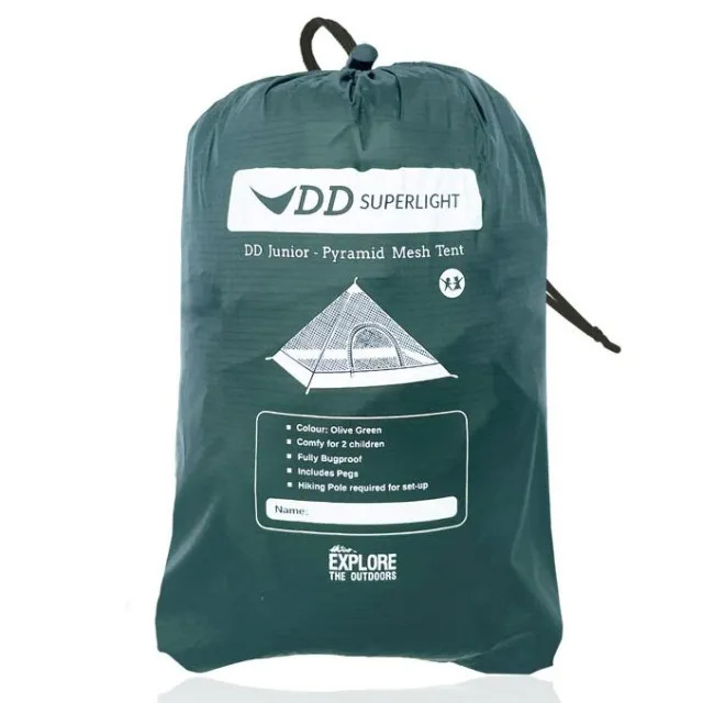 Junior Pyramid Mesh Tent Olive by DD Hammocks DD-21536 color schwarz