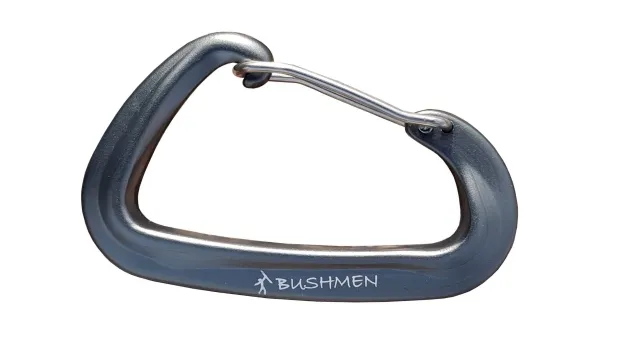 Ultralight carabiner blue gray by Bushmen BU-ULCAASH color n/a