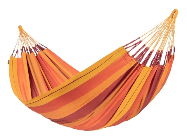 Modesta Volcano - Double hammock made of organic cotton, orange by LaSiesta LS-MOH16-22 color rot