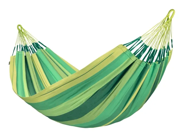 Modesta Jungle - Double organic cotton hammock, green by LaSiesta LS-MOH16-44 color grün