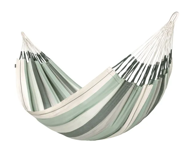 Modesta Olive - King size organic cotton hammock, green by LaSiesta LS-MOH18-14 color grün