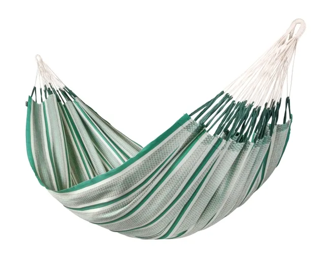 Modesta Agave - organic cotton king size hammock, green by La Siesta LS-MOH18-X4 color grün