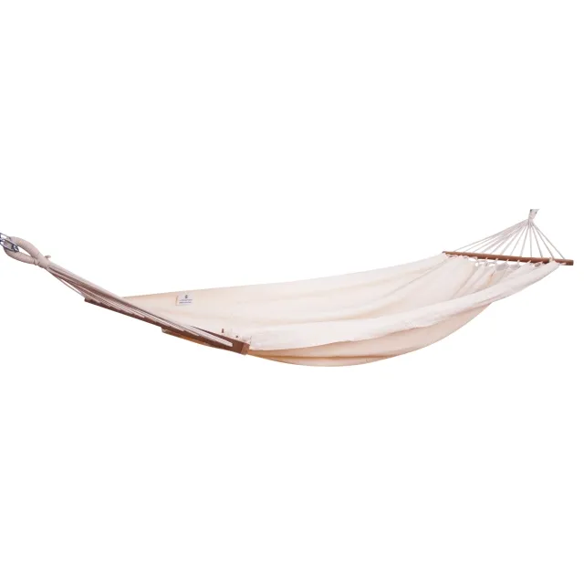 Natural white 340 - Single Spreader bar hammock (FSC™ certified) by Outfitters Essentials OE-02000340 color natur / beige