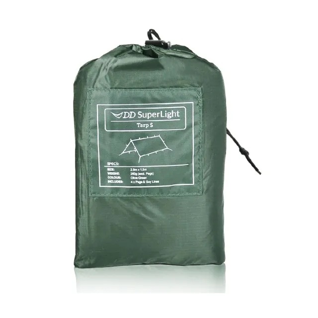 DD Tarp S superleichtes Regendach olivgrün 2,8 x 1,5 m by DD Hammocks DD-21333 color grün
