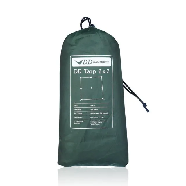 DD Tarp 2 x 2 vert by DD Hammocks DD-21306 color grün
