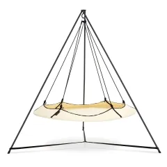 Set black and cream Hangout Pod with black frame by Hangout Pod TI-HAT18BKNW color creme