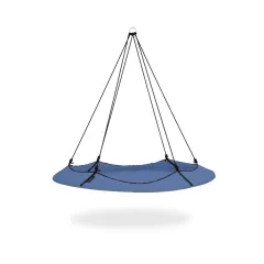 Hanging bed in tepee shape blue 1.8m, weatherproof by Hangout Pod TI-HAB18BKIB color blau