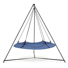 Set of blue Hangout Pod with black frame, weatherproof by Hangout Pod TI-HAT18BKIB color blau
