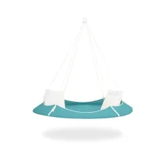 Set aqua blue hangout pod with black frame, weatherproof by Hangout Pod TI-HAT18WEAQ color türkis