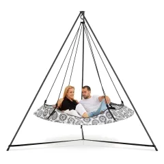 Set of hangout pod with mandala pattern and black frame by Hangout Pod TI-HAT18BKMA color camouflage
