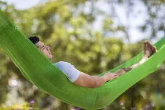 Single Hängematte standard  hellgrün by MacaMex MA-00103 color grün