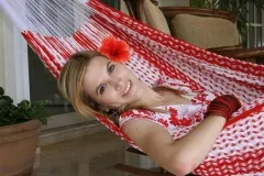 Hängematte Double Amaryllis by MacaMex MA-00022 color bunt