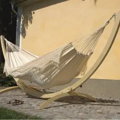 Siesta Grande Deluxe + Brasil Comfort Premium Natur Macrame by MacaMex MA-9010F3 color natur / beige