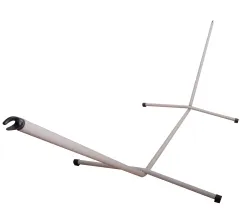 Stahl-Ständer Pacifico hellgrau für kleine Hängematten bis 350 cm by MacaMex MA-20053 color Grau / Silber