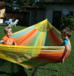 Mammut Hängematte aus Mexiko by MacaMex MA-00060 color bunt