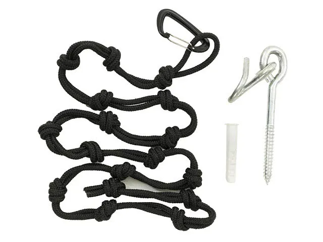 Montagematerial für Hängesessel Seil, Haken und Dübel Montagematerial für Hängesessel Seil, Haken und Dübel