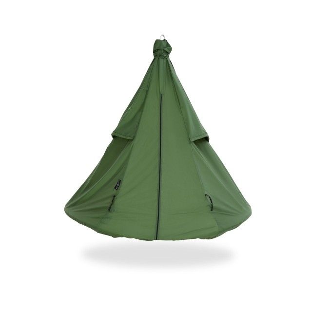 Protective cover for hanging bed 1.8m, green by Hangout Pod TI-HAC1800GN color grün