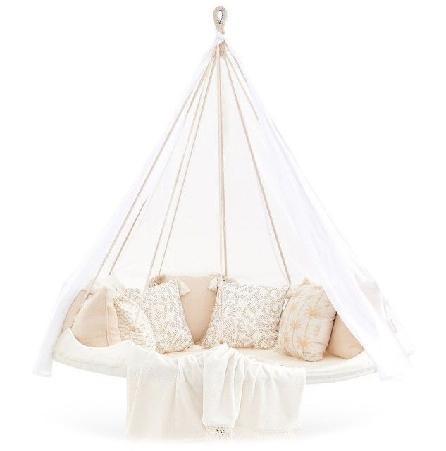 Bed Deluxe Brilliant, Large, White, weatherproof by Tiipii TI-DXB1800PS color weiss