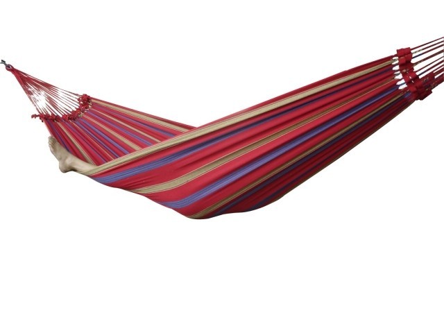 Brazilian Style Hammock - Double (Regal Red) by Vivere-RIP VI-BRAZ211-OLD color bunt