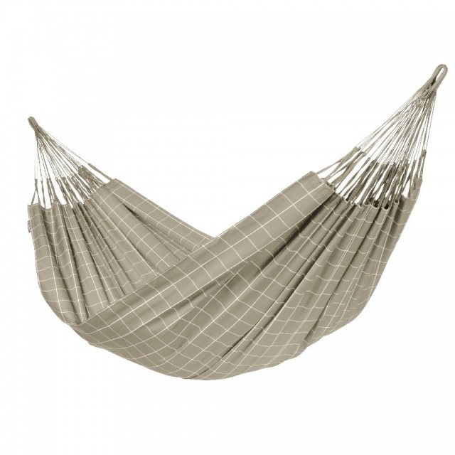 Brisa Almond - Outdoor Kingsize Classic Hammock by La Siesta LS-BRH18-W6 color Grau / Silber