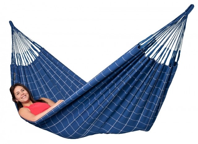 Brisa Marine - Outdoor Double Classic Hammock by La Siesta LS-BRH16-W3 color blau