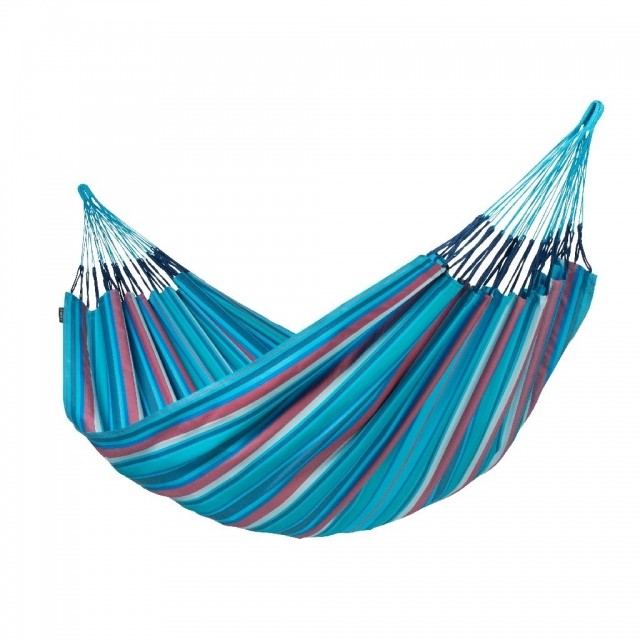 Brisa Wave - Outdoor Kingsize Classic Hammock by La Siesta LS-BRH18-38 color blau