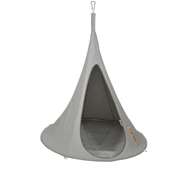 Bonsai children hanging chair - light grey by Cacoon HI-BY006-OLD color Grau / Silber