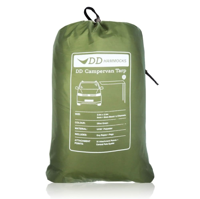 DD Campervan Tarp 2.5x2.5 by DD Hammocks DD-21600 color grün