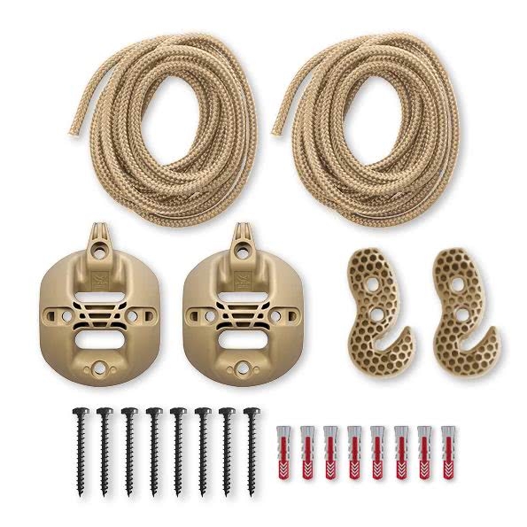 CasaMount mounting set for hammock beige by La Siesta LS-CMF30-6 color beige