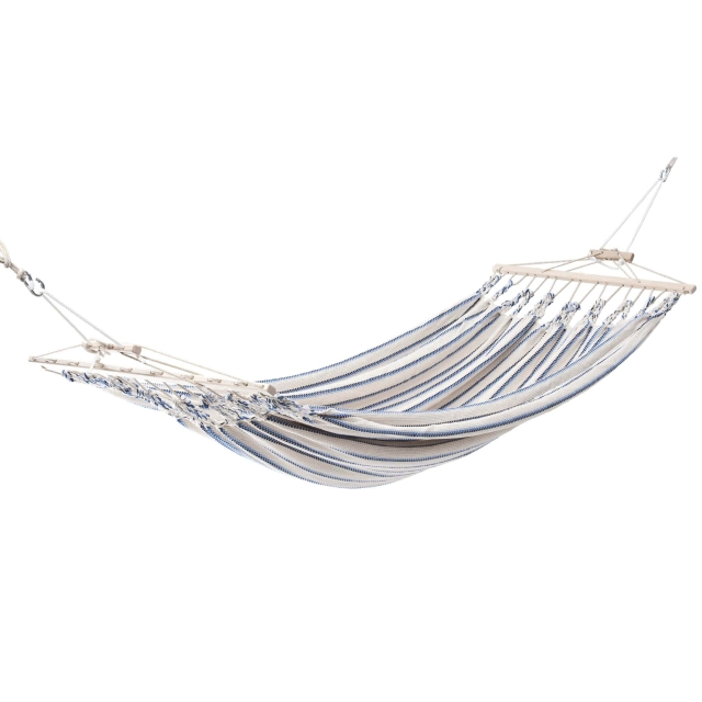 Chico Double Hammock Cotton 3 White-Blue by Chico CI-2103 color blau