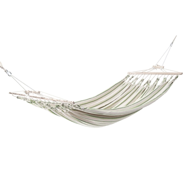 Chico Double Hammock Cotton 2 White-Green by Chico CI-2102 color grün