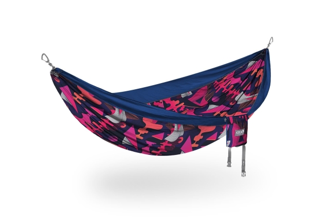 DoubleNest Hammock Print Synthwave / Sapphire by ENO EN-DNP255 color bunt